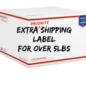 Extra Shipping Label +5#